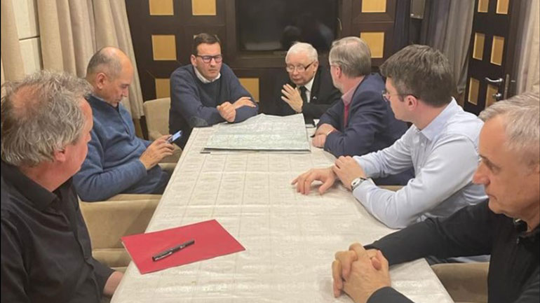 Έφτασαν στο Κίεβο οι πρωθυπουργοί Πολωνίας, Τσεχίας και Σλοβενίας