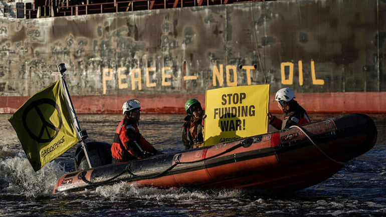 Greenpeace: Διαδικτυακή συζήτηση για τον πόλεμο στην Ουκρανία και την εξάρτηση από τα ορυκτά καύσιμα