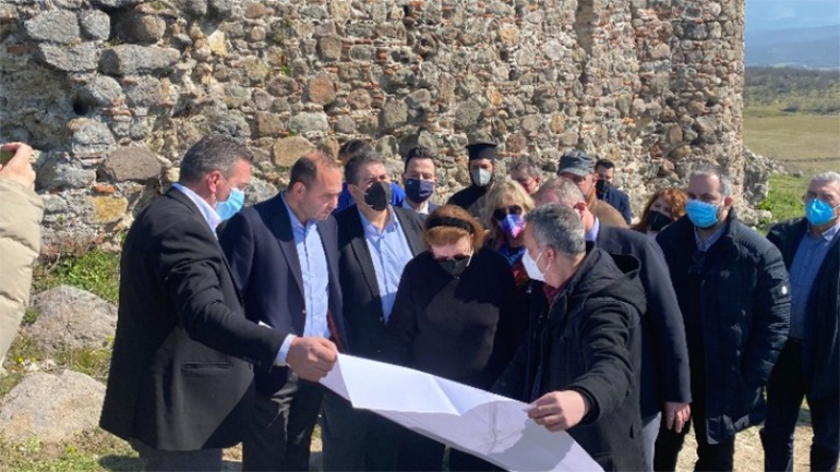 Έργα επί μνημείων στην Πέλλα χρηματοδοτούνται από το Ταμείο Ανάκαμψης και το ΕΣΠΑ – Δηλώσεις της Λ. Μενδώνη