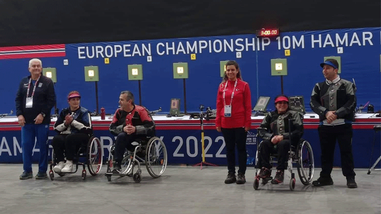 Τέταρτη θέση για την μικτή ομάδα στην κατηγορία R10 του Ευρωπαϊκού πρωταθλήματος σκοποβολής