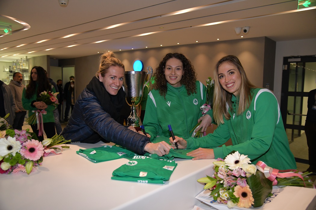 Μάρετ Γκροθούες, Ειρήνη Χατζηευστρατιάδου και Αθηνά Παπαφωτίου