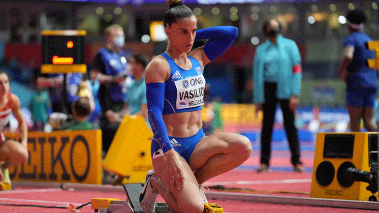 Παγκόσμιο κλειστού στίβου: Εκτός ημιτελικού στα 400μ. η Βασιλείου