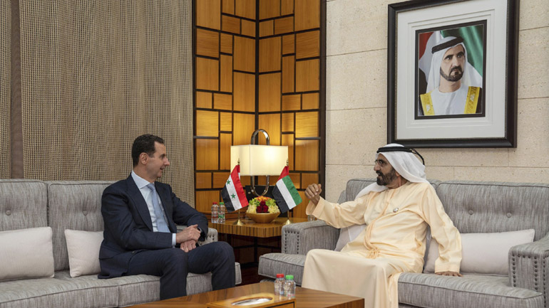 Επίσκεψη Άσαντ στα Ηνωμένα Αραβικά Εμιράτα