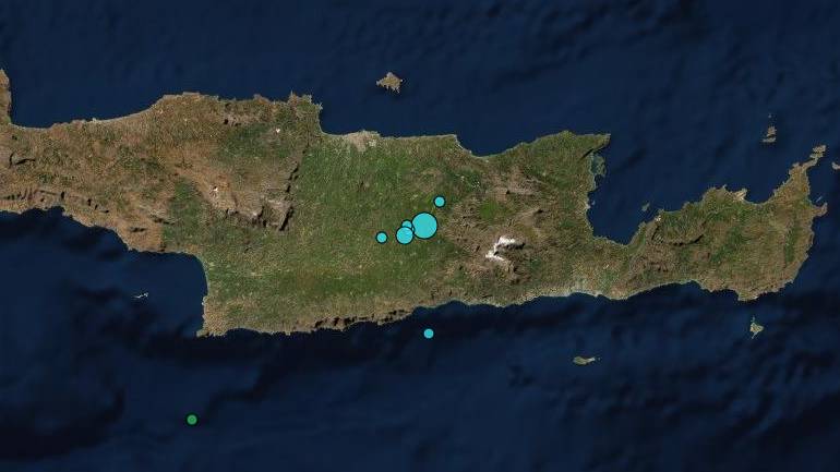 Σεισμική δόνηση 4,1 Ρίχτερ στην Κρήτη