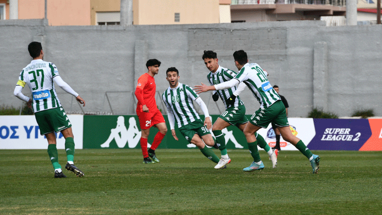 Super League 2: Εύκολη νίκη για τον Παναθηναϊκό Β’, 3-0 τον Διαγόρα