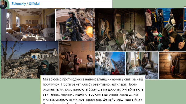 Νέα ανάρτηση του Ζελένσκι: Παλεύουμε για την επιβίωσή μας