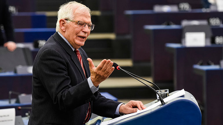 Ζ. Μπορέλ: Η Ρωσία διαπράττει εγκλήματα πολέμου Ζ. Μπορέλ: Η Ρωσία διαπράττει εγκλήματα πολέμου