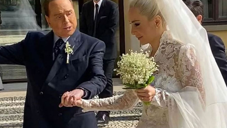 Ο Silvio Berlusconi παντρεύτηκε την κατά 53 χρόνια νεότερη σύντροφό του Marta Fascina