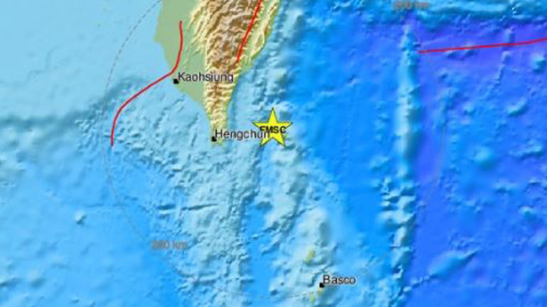 Σεισμός 5,4 Ρίχτερ στην Ταϊβάν