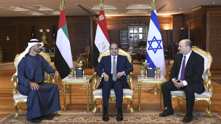 Σπάνια τριμερής σύνοδος κορυφής Αιγύπτου, Ισραήλ και ΗΑΕ