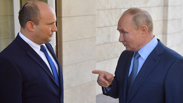 Τηλεφωνική επικοινωνία Πούτιν-Μπένετ για το Ουκρανικό