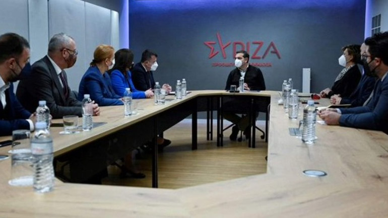 Συνάντηση Τσίπρα με αλβανική κοινοβουλευτική αντιπροσωπεία