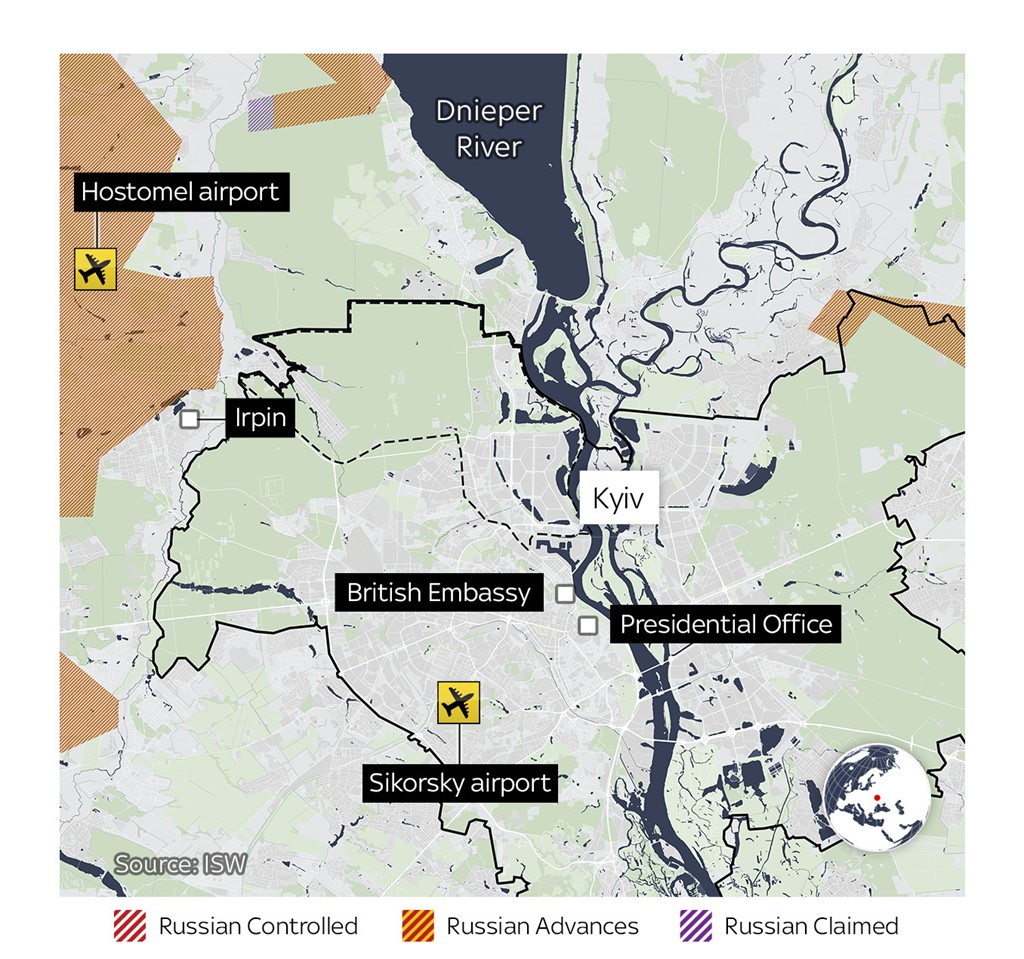 Κίεβο. Πηγή: Sky News