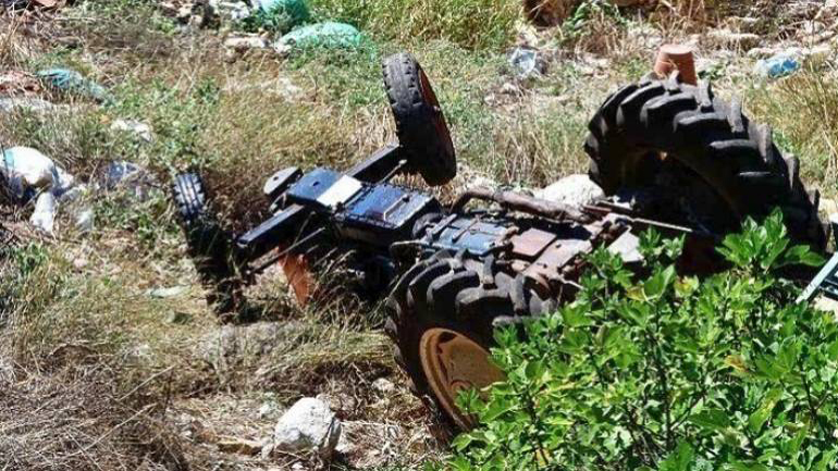 Νεκρός 63χρονος αγρότης, καταπλακώθηκε από το τρακτέρ του