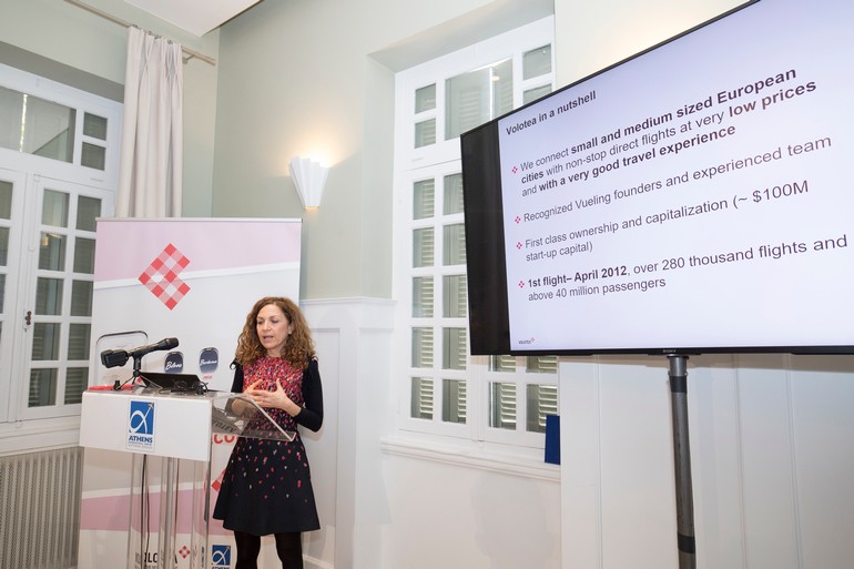 Η κ. Valeria Rebasti, Country Manager Italy & Southeastern Europe, VOLOTEA