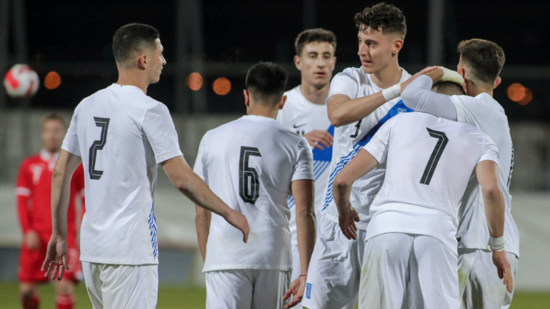Eύκολο 4-0 επί του Λιχτενστάιν και κορυφή για την Εθνική Ελπίδων