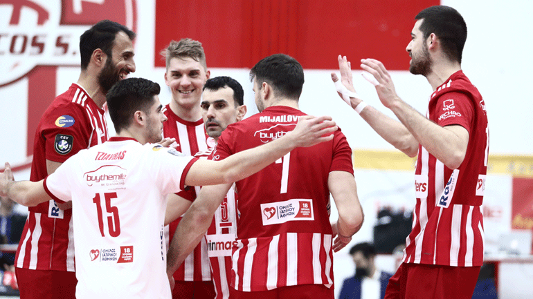 Volley League: Νίκη για τον Ολυμπιακός, 3-0 την Κηφισιά