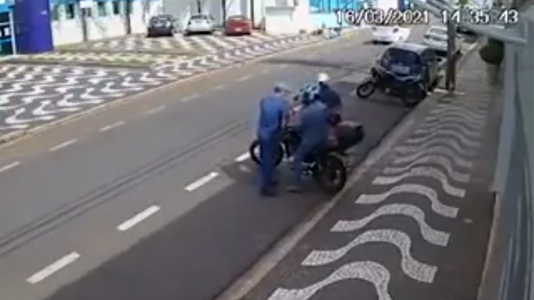 Απόπειρα κλοπής μοτοσικλέτας -fail