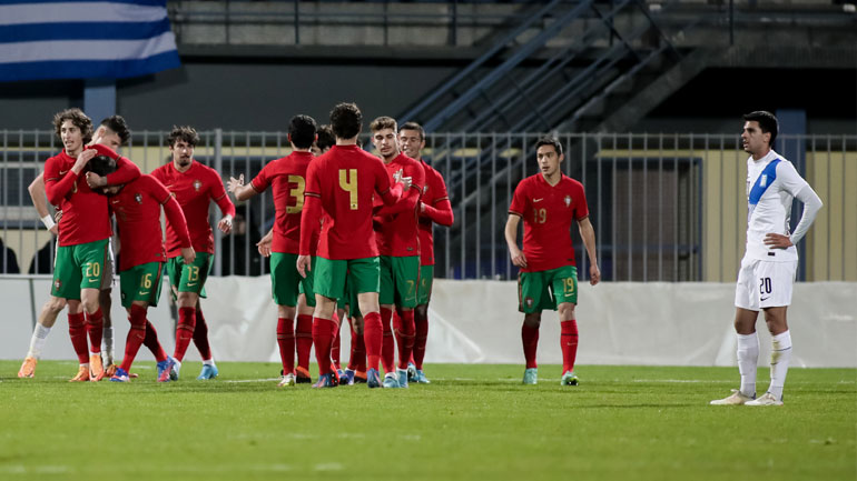 Συντριβή της Eθνικής Ελπίδων με 4-0 από τους Πορτογάλους στην Τρίπολη