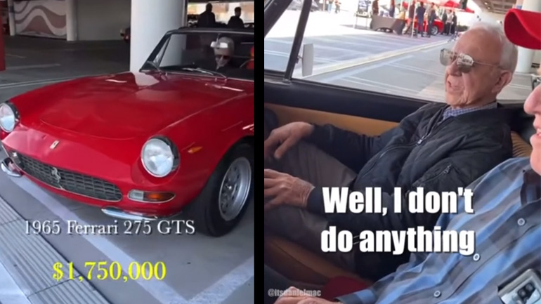 Συμβουλή για τη ζωή από τον ιδιοκτήτη μιας Ferrari 275 GTS αξίας 1,6 εκατομμυρίων ευρώ