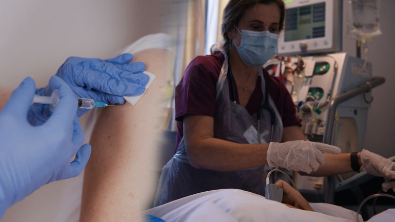 Δραματική αύξηση του ποσοστού εμβολιασμένων στις ΜΕΘ