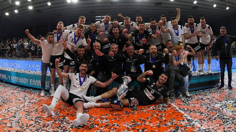 Βόλεϊ: Κυπελλούχος Ελλάδας ο ΠΑΟΚ, 3-0 σετ τον Φοίνικα