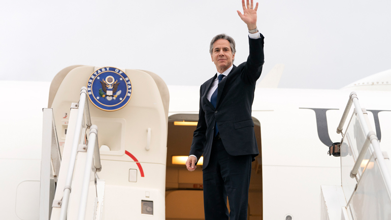 Μπλίνκεν -Τρας συζήτησαν για πρόσθετες ενέργειες ως απάντηση στη ρωσική εισβολή στην Ουκρανία