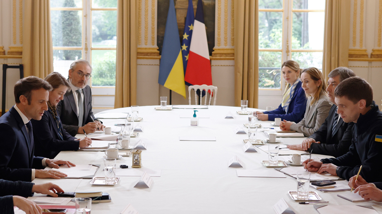 Ο Εμανουέλ Μακρόν δέχθηκε τον δήμαρχο της Μελιτόπολης- Δεσμεύτηκε ότι θα συνεχίσει να στηρίζει την Ουκρανία