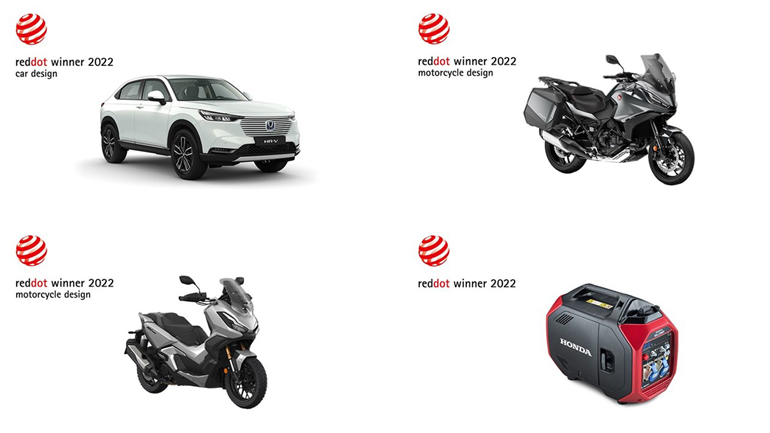 Τέσσερις διακρίσεις στη Honda στο θεσμό βραβείων Red Dot Design Awards