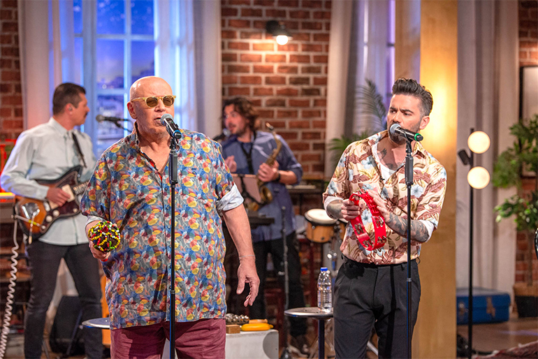 Λάκης Παπαδόπουλος και Θοδωρής Μαραντίνης