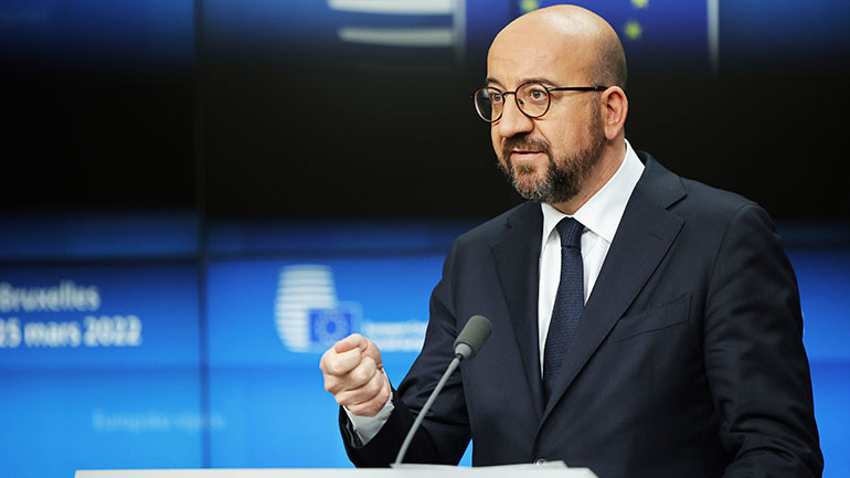 Σ. Μισέλ: Σοκαρισμένος από τις «εικόνες θηριωδιών» του ρωσικού στρατού στο Κίεβο