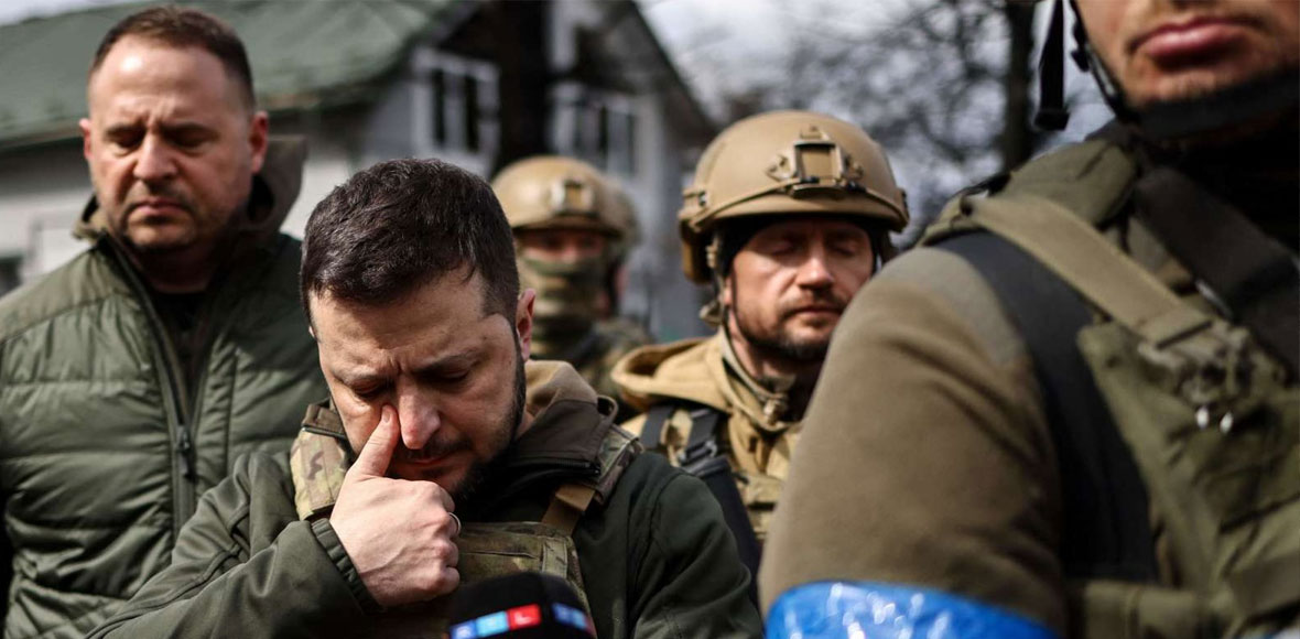 Ο Ζελένσκι πήγε στη μαρτυρική Μπούκα