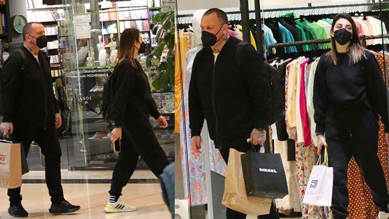 Δημήτρης Σκαρμούτσος-Μαριέττα Ντάνα: Shopping therapy στα βόρεια προάστια για το ζευγάρι