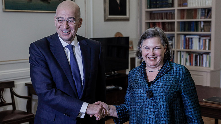 Β. Νούλαντ: Οι ΗΠΑ υποστηρίζουν σθεναρά τη συνεργασία «3+1» μεταξύ Ελλάδας, Ισραήλ, Κύπρου και Αμερικής