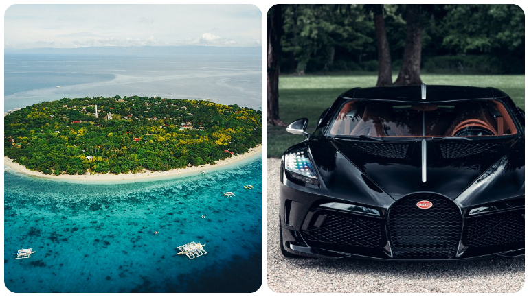 Θα αγοράζατε ένα νησί ή κάποιο από αυτά τα αυτοκίνητα στην ίδια τιμή;