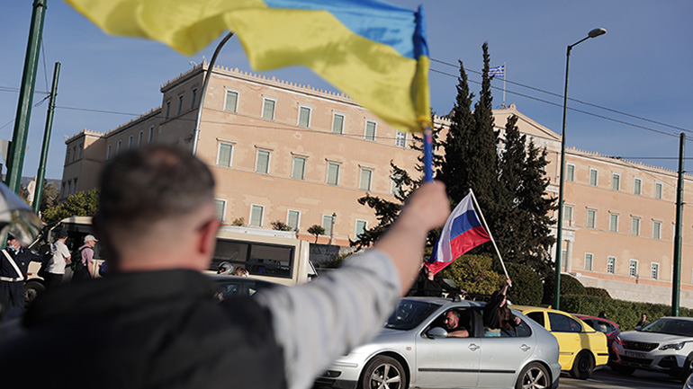 Συνελήφθησαν δύο Γεωργιανοί για επίθεση σε Ρώσους μετά από πορεία