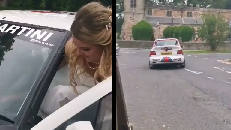 Ο γαμπρός ήθελε να γιορτάσει τον γάμο του με ένα drift