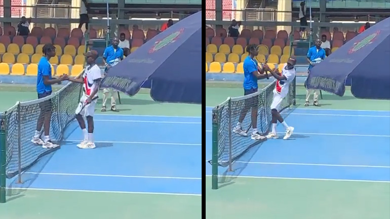 Γάλλος τενίστας χαστουκίζει τον αντίπαλό του μετά την ήττα του