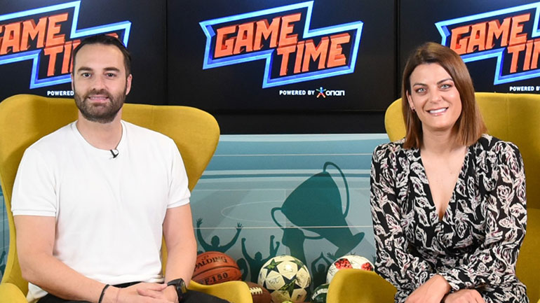 Ο Κώστας Φραγκολιάς σκοράρει στο ΟΠΑΠ Game Time