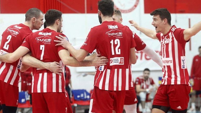 Volley League: Κυνηγάει τον τίτλο ο Ολυμπιακός, 3-1 τον Φοίνικα
