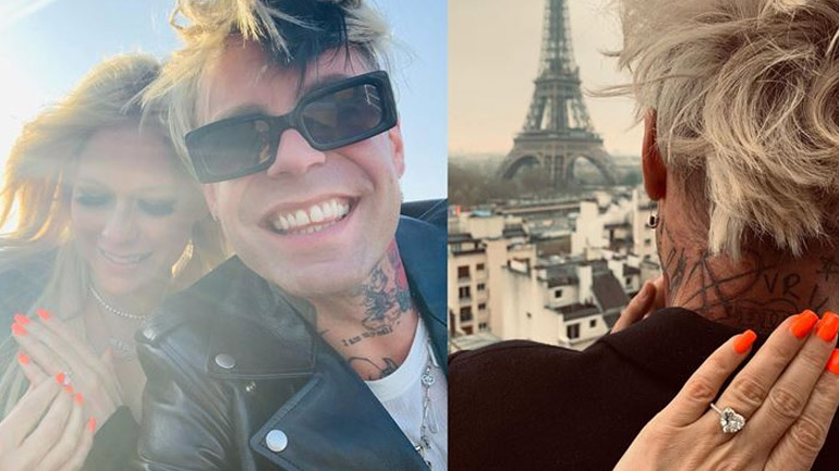 Η Avril Lavigne αρραβωνιάστηκε τον αγαπημένο της με φόντο τον Πύργο του Άιφελ Η Avril Lavigne αρραβωνιάστηκε τον αγαπημένο της με φόντο τον Πύργο του Άιφελ