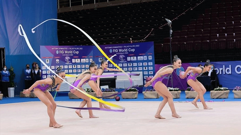 Ρυθμική Γυμναστική: «Ασημένια» η εθνική ανσάμπλ στο Παγκόσμιο Κύπελλο