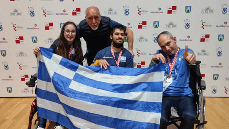 ΑμεΑ: Ασημένιο μετάλλιο η ομάδα μπότσια στο Ζάγκρεμπ