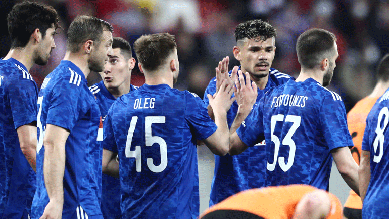 Νικητής ο Ολυμπιακός (1-0) επί της Σαχτάρ στον αγώνα για την ενίσχυση των Ουκρανών προσφύγων