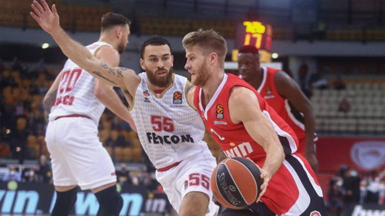 Euroleague: Μ. Τετάρτη και Μ. Παρασκευή τα πρώτα παιχνίδια του Ολυμπιακού με τη Μονακό στα play off