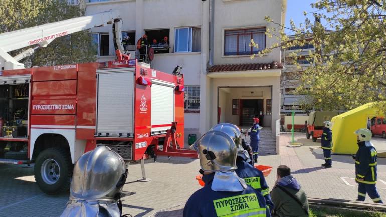 Μεγάλη άσκηση ετοιμότητας για σεισμό στη Λάρισα