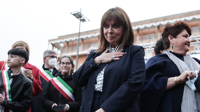 Κ. Σακελλαροπούλου: Γοητευμένη και συγκινημένη από τη φιλοξενία και την αγάπη στην Κάτω Ιταλία