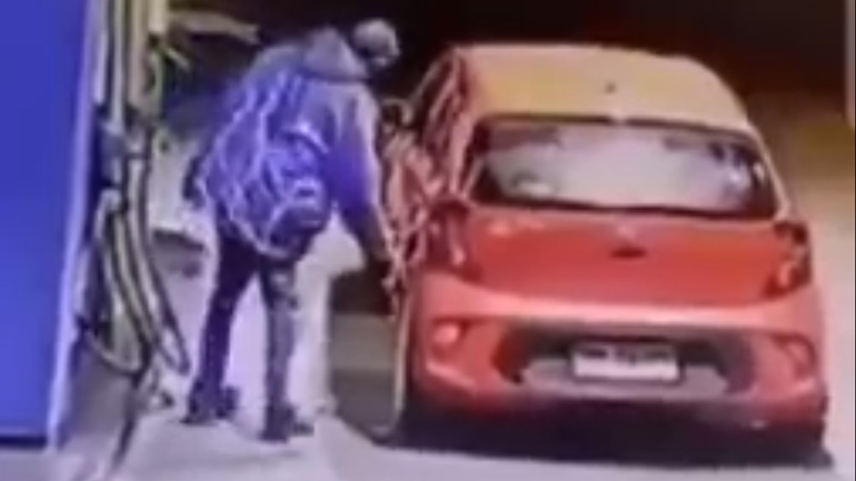 Έφυγε χωρίς να πληρώσει τη βενζίνη και πήρε ένα γερό μάθημα