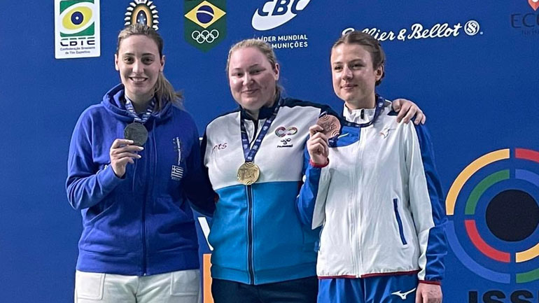 Σκοποβολή: Ασημένιο μετάλλιο για την Κορακάκη στο Παγκόσμιο πρωτάθλημα του Ρίο!