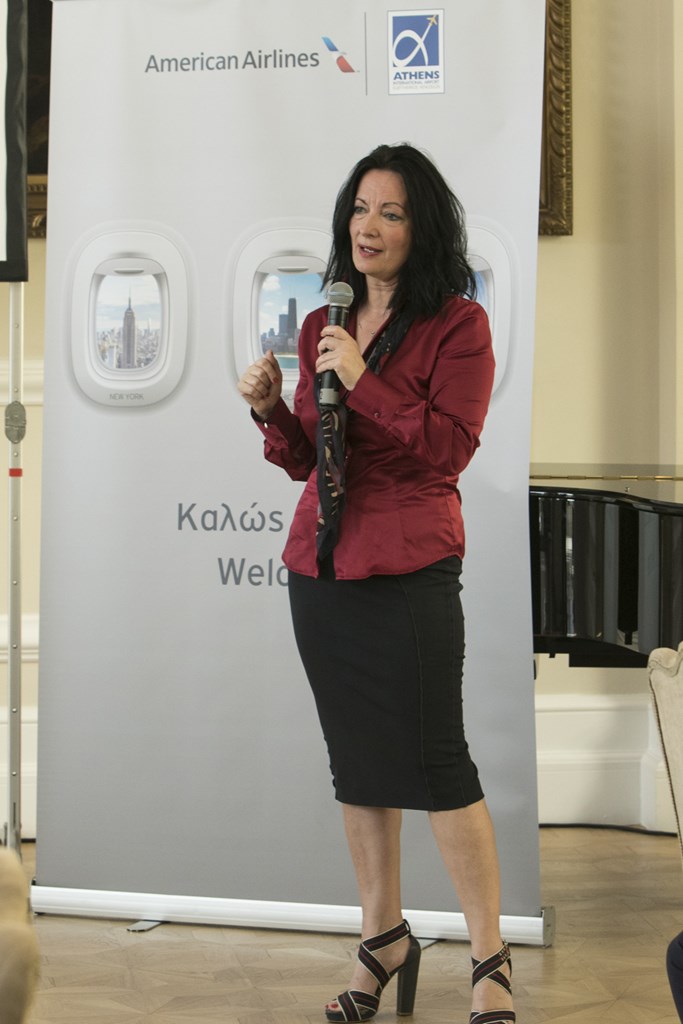 Η κ. Ιωάννα Παπαδοπούλου, Διευθύντρια Επικοινωνίας & Μάρκετινγκ, Διεθνής Αερολιμένας Αθηνών